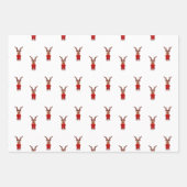 Kasky Niedlicher Weihnachtsmann mit heißer Schokol Geschenkpapier Set (Vorderseite 2)