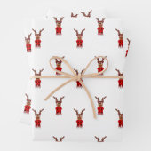 Kasky Niedlicher Weihnachtsmann mit heißer Schokol Geschenkpapier Set (Beispiel)