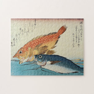 Kasogo & Himedai - Hiroshiges Japanischer Fisch Puzzle