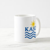 KASOS Griechenland. Sonnenwasser Kaffeetasse (VorderseiteRechts)