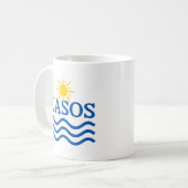 KASOS Griechenland. Sonnenwasser Kaffeetasse (Vorderseite Links)