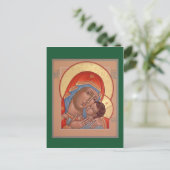 Kasperow Mutter Gottes Gebetskarte Postkarte (Stehend Vorderseite)