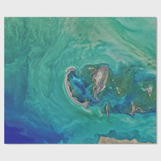 Kaspisches Meer Geschenkpapier (Flach)