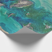 Kaspisches Meer Geschenkpapier (Ecke)