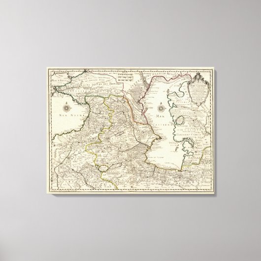 Kaspisches Meer Leinwanddruck (Vorderseite)