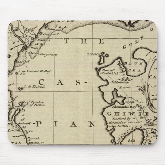 Kaspisches Meer Mousepad (Vorne)