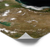 Kaspisches Meer Poster (Ecke)