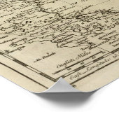 Kaspisches Meer Poster (Ecke)