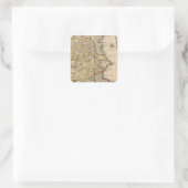 Kaspisches Meer Quadratischer Aufkleber (Tasche)