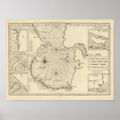 Kaspisches Meer und Asien Poster (Vorne)