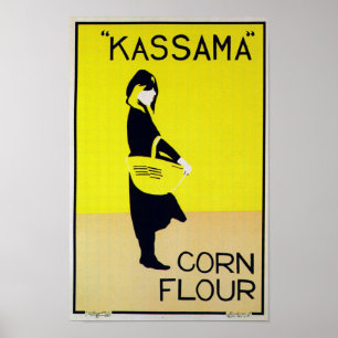 Kassama Mais - Vintages Werbungs-Plakat Poster