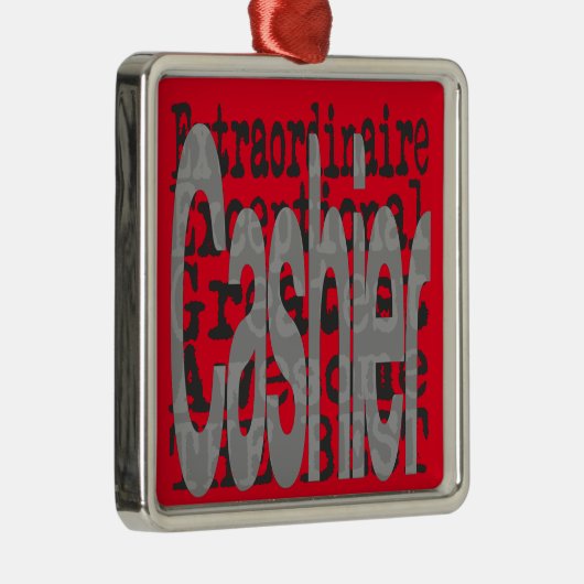 Kasse Extraordinator Silbernes Ornament (Rechts)