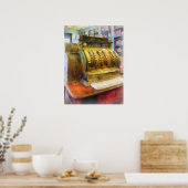 Kasse in der Apotheke Poster (Küche)