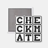 Kasse, Schachzug beenden Magnet (Vorderseite/Rückseite)