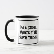 Kasse Super Talent. Zwei Tone-Kaffee-Tasse