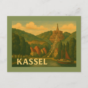 Kassel Deutschland Stadt Kunst Postkarte