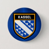 Kassel-Flagge Button (Vorderseite)