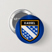 Kassel-Flagge Button (Vorne & Hinten)