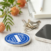 Kassel Round Emblem Schlüsselanhänger (Seite)