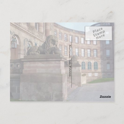 Kassel (Schloss Wilhelmshöhe) - Postcard Postkarte (Rückseite)