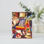 Kassenregister durch Amadeo de Souza-Cardoso, Postkarte (Stehend Vorderseite)