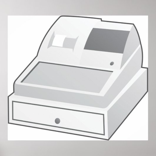 Kassenregister Poster (Vorne)