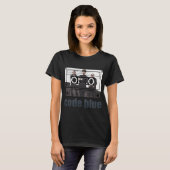 KASSETTE CODE BLUE T-Shirt (Vorne ganz)
