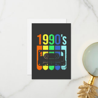 Kassette der 90er Jahre Dankeskarte