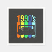 Kassette der 90er Jahre Serviette (Vorderseite)