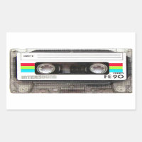 Kassette eckband-Aufkleber