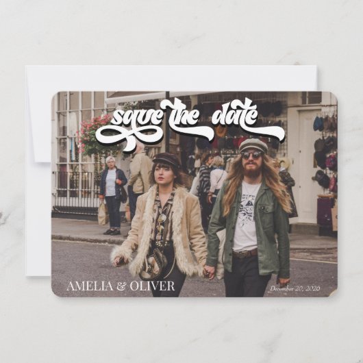 Kassette | FOTO SAVE THE DATE Einladung (Vorderseite)