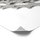 Kassette für sauberes Fahrrad Poster (Ecke)