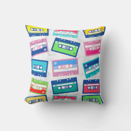 Kassette für Vintages Audio-Tape rückgängig machen Kissen