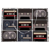 Kassette Geburtstagsfeier Große Geschenktüte (Vorderseite)