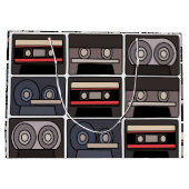 Kassette Geburtstagsfeier Große Geschenktüte (Rückseite)