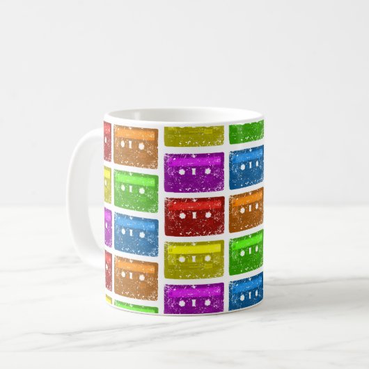 Kassette, ich bin so alt kaffeetasse (Vorderseite Links)