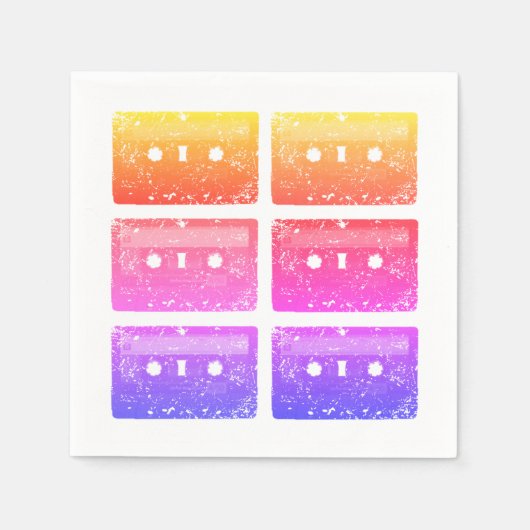 Kassette, ich bin so alt serviette (Vorderseite)