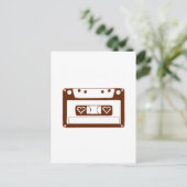 Kassette-Liebe Postkarte (Stehend Vorderseite)