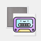 Kassette Magnet (Vorderseite/Rückseite)