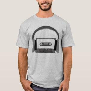 Kassette mit Kopfhörern T-Shirt