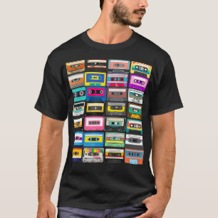 Kassette Mitape Retro 1980er 1990er Musik Vintage T-Shirt