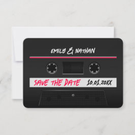 Kassette Mix-Band-Retro Save the Date Cool