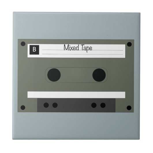 Kassette, Mixed Tape Fliese (Vorderseite)