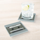 Kassette, Mixed Tape Glasuntersetzer (Schrägansicht)