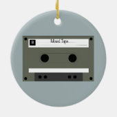 Kassette, Mixed Tape Keramik Ornament (Hinten)