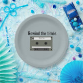 Kassette, Mixed Tape Pappteller (Party)