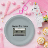 Kassette, Mixed Tape Pappteller (Party)