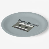 Kassette, Mixed Tape Pappteller (Schrägansicht)