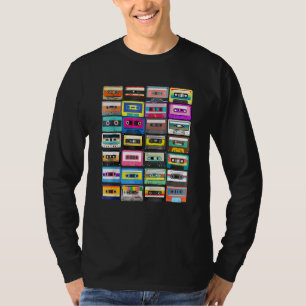 Kassette Mixtape Retro 1980er 1990er Musik Vintage T-Shirt