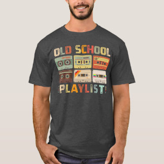 Kassette Musik 80er Retro Old School Playlist re T-Shirt